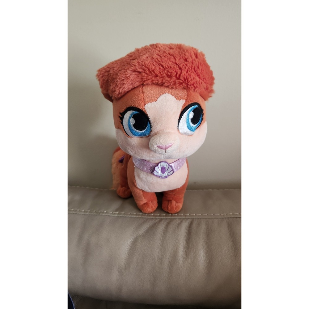 Disney Store 17" Palace Pets Orange Treasure Little Mermaid Ariel Cat Plush
